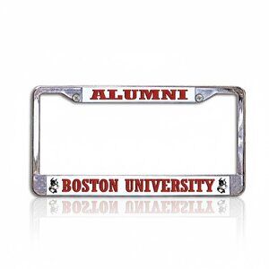 Boston University Alumni Metal Tag Frame (Officially Licensed Product)